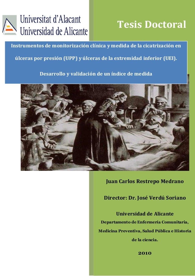 Tesis Doctoral 
Juan Carlos Restrepo Medrano 
Director: Dr. José Verdú Soriano 
Universidad de Alicante 
Departamento de E...