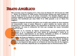 La PrimaveraAutor: BotticelliFecha:1478Características: 203x314cmMuseo: Galería de los UffiziMaterial: TémperaEstilo: Renacimiento Italiano