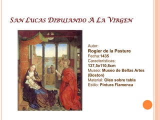 Altar De Los Siete SacramentosAutor: Rogier de la PastureFecha:1445Características:200x97cmMuseo:KoninklijkMuseum AmberesMaterial: Oleo sobre tablaEstilo: Pintura Flamenca