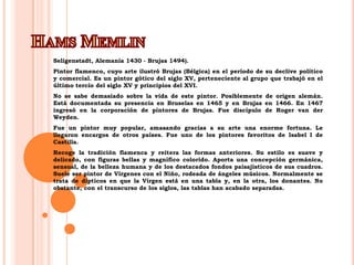 El DescendimientoAutor: Rogier de la PastureFecha:1435Características:220x262cmMuseo: Museo del PradoMaterial: Oleo sobre tablaEstilo: Pintura Flamenca