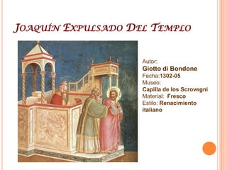 Ángel De La AnunciaciónAutor: Giotto di BondoneFecha:1302-05Museo:Capilla de los ScrovegniMaterial:  FrescoEstilo: Renacimiento italiano