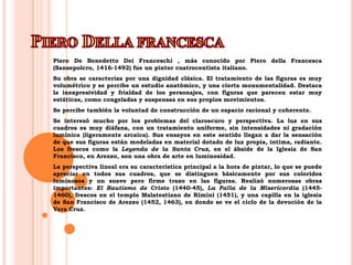 El TributoAutor: MasaccioFecha:1424-28Características: 255x598cmMuseo: Iglesia del Carmine de FlorenciaMaterial: FrescoEstilo: Renacimiento Italiano