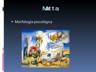Matta Morfología psicológica 
