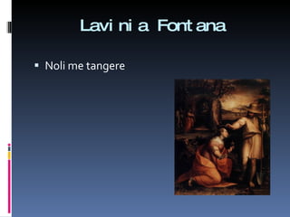 Lavinia Fontana Noli me tangere 