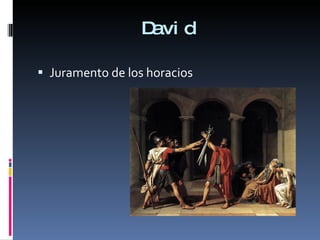 David Juramento de los horacios 