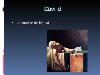 David La muerte de Marat 