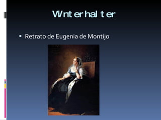 Winterhalter Retrato de Eugenia de Montijo 