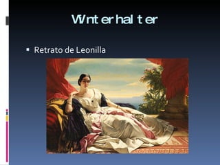 Winterhalter Retrato de Leonilla 