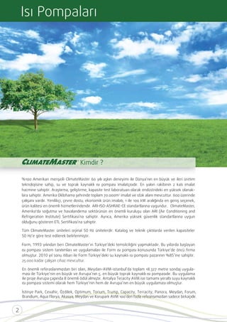Isı Pompaları
Kimdir ?
 