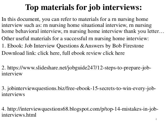 situational nursing interview questions nursing home interview questions