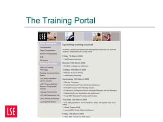 The Training Portal
 