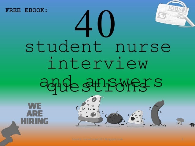 40 student nurse interview questions and answers pdf