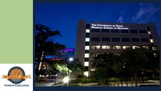 The University of Texas Medical School at Houston 40th anniversary