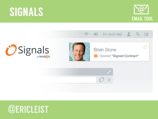 EMAIL TOOL
SIGNALS
 