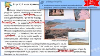 Σελ. 
18-19 
πρόσβαση 
ξεπροβάλλουν 
επεξηγηματικός 
εμπνέουν 
διαταράξετε 
περιβάλλοντος  