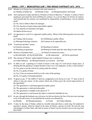4) 1. the indian contract act 1872 | PDF
