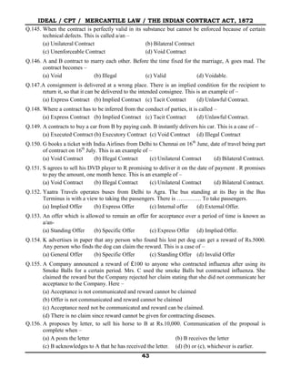 4) 1. the indian contract act 1872 | PDF