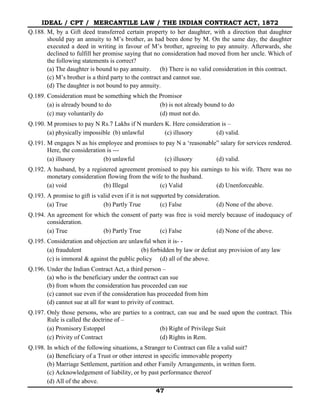 4) 1. the indian contract act 1872 | PDF