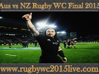 2015 rugby world cup final live