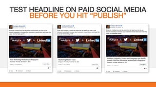 @KatWarboys | #GrowWithHubSpot | @HubSpot
TEST HEADLINE ON PAID SOCIAL MEDIA
BEFORE YOU HIT “PUBLISH”
 
