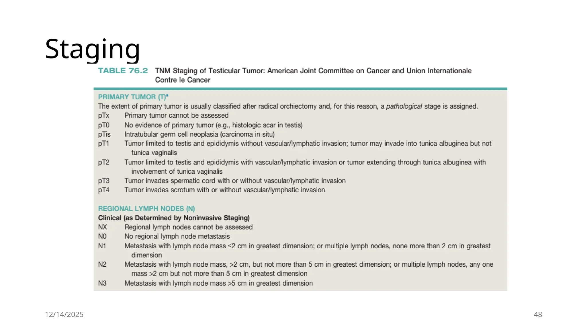 12/14/2025 48
Staging
 