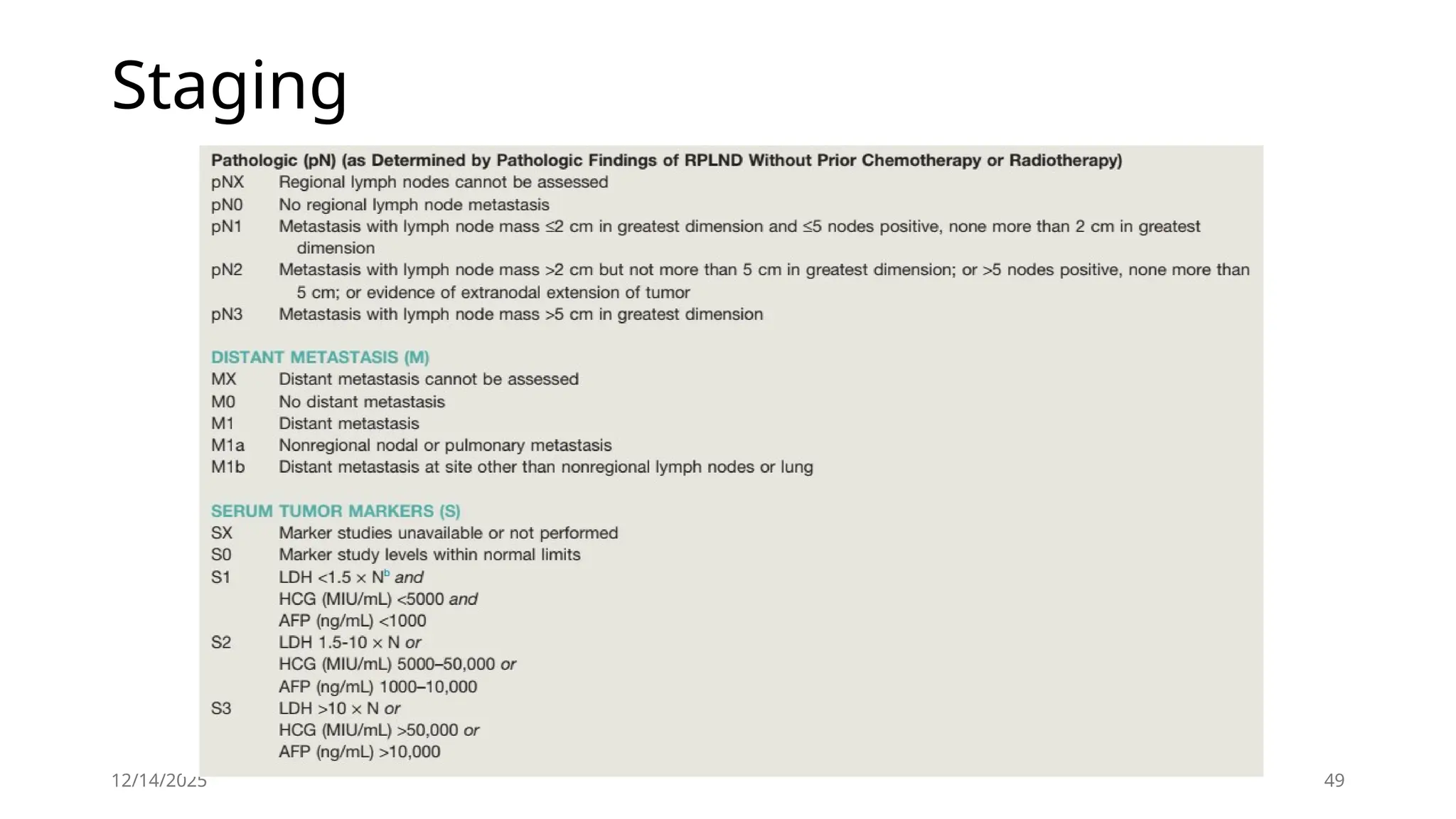 12/14/2025 49
Staging
 