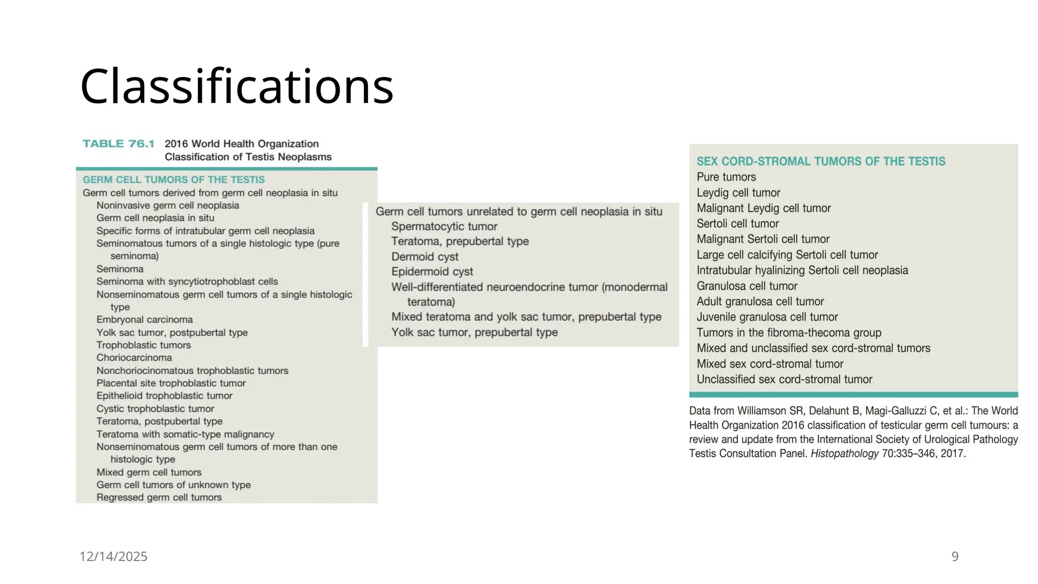 12/14/2025 9
Classifications
 