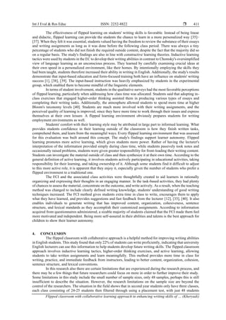 Flipped classroom with collaborative learning approach in enhancing ...