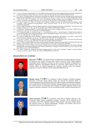 Flipped classroom with collaborative learning approach in enhancing ...