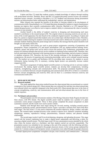 Scientific digital poster assignments: strengthen concepts, train ...