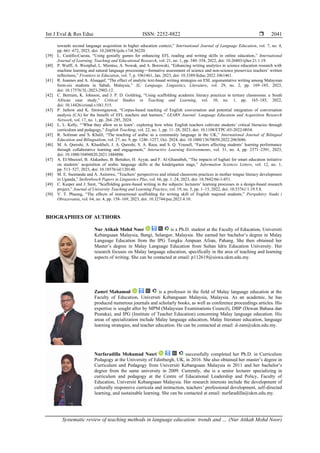 Systematic review of teaching methods in language education: trends and ...