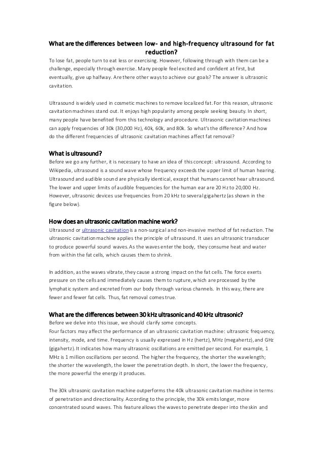 Differences between low and high frequency ultrasound.docx