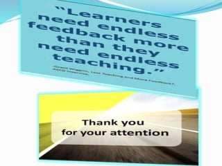 Concept of Classroom Assessment