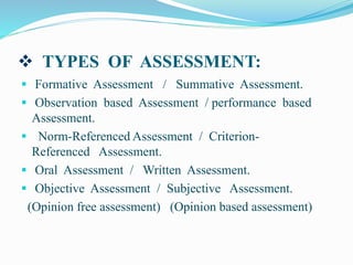 Concept of Classroom Assessment | PPTX | Educational Assessment | Education