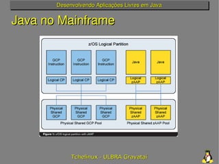Desenvolvendo Aplicações Livres em Java


Java no Mainframe




            Tchelinux - ULBRA Gravataí
 
