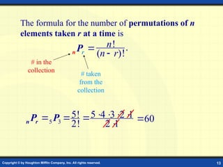 Pnc Math Formula Comprehensive Guide to Counting Principles, Permutations, and ...