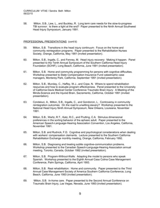CV Sandy Milton Current June 2015 | DOC