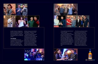 0 9 4 | D E C E M B E R 2 0 1 4 D E C E M B E R 2 0 1 4 | 0 9 50 9 4 | D E C E M B E R 2 0 1 4 D E C E M B E R 2 0 1 4 | 0 9 5
he added. It lasted for a long eight years,
but once he saw that he was able to reap
some financial benefit from it, he knew
he was on the right path. “I realised music
could actually be useful,” he recalled with
a chuckle.
THE WORK
It’s not surprising that Dennis does
everything on his own, from styling himself
and the music, to signing the contracts.
However, it’s easier said than done
because having to do all these things
alone without the help of a huge team is
definitely a tiring process and sometimes
disadvantageous. “People don’t realise
how much work it is,” he added.
Nevertheless,doingallthework himself
nevergavehim theexcusetoskimpon
aspectsofhisartorhimself.ToDennis,style
issomethingthathetakesveryseriously
anditshows,forit’stheveryessencethat
signifieswhoheis.Thisexpectationof
themusicindustryisspotonevenwiththe
limitedtimehehasonhishandstofurther
speculateonindustrialtrends.When
asked,heelaboratesabouthowanartist’s
appearanceisjustasimportantasthetalent.
“It’s the reality of the industry and we can’t
runfrom it,” he added.
When not busy running around for
shows, Dennis found pleasure in nurturing
the talent of other young musicians.
Crystal Lee, a young singer who now
thrives under his management is one of
his proud prodigies. Dennis has a talent
that’s almost unparalleled in Malaysia and
this rubs off on his young prodigies too. So
it’s not surprising that at a relatively young
age, Dennis has accumulated soaring
achievements and accolades under his
name.
From that ten-year-old boy who loathed
the instrument on which he thrives on
today with abundance of talent, Dennis
has blossomed into a savvy, mature, and
entertaining performer who is aware of
his skills and is happy to pursue the life
that the fates have laid before him. Much
like Chivas Regal 18, he definitely shares
the same attributes and punch as being a
one-man-show. He prefers to enjoy the
moment, while continuing to keep the
future a mystery. “Let’s just see what
happens,” he said with a playful smile,
ending the Academy 18 speakeasy session.
 