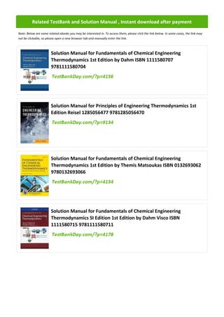 Comprehensive Solution Manual for Fundamentals of Engineering ...