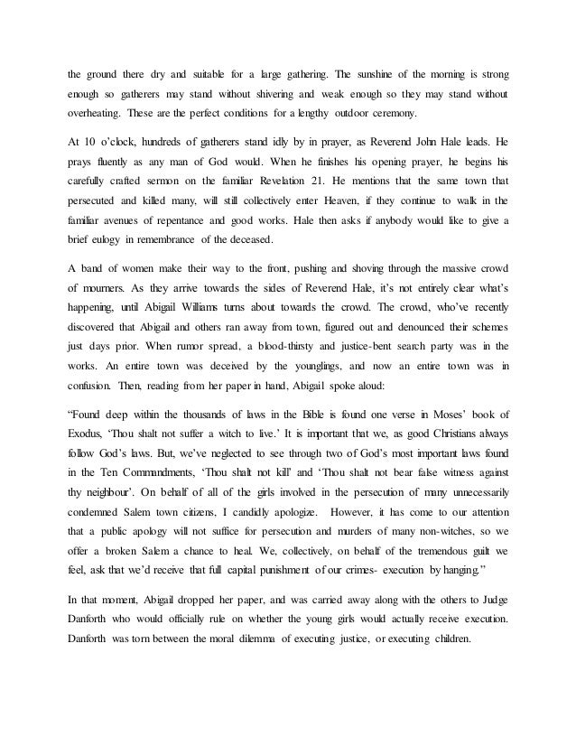 English Essay Samples Character Analysis Essay On Elizabeth Proctor Background Image Of Page Thesis Statement For An Essay also Business Essay Topics Rate Of Pay For Someone To Write Your Essay Studio John Proctors High School Essay Help