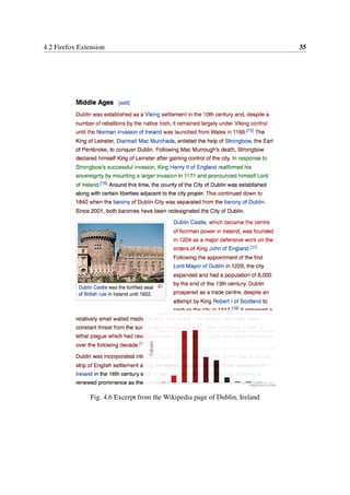 4.2 Firefox Extension 35
Fig. 4.6 Excerpt from the Wikipedia page of Dublin, Ireland
 