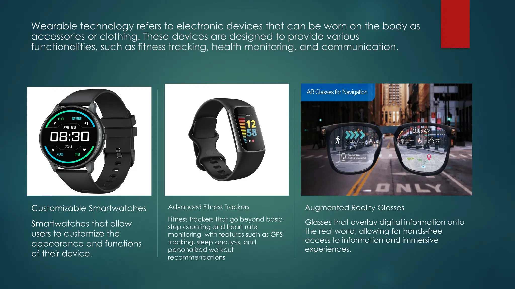 Wearable Technology In Human Computer Pptx