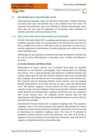 Catchment Area and Treatement Plan_Plan | PDF