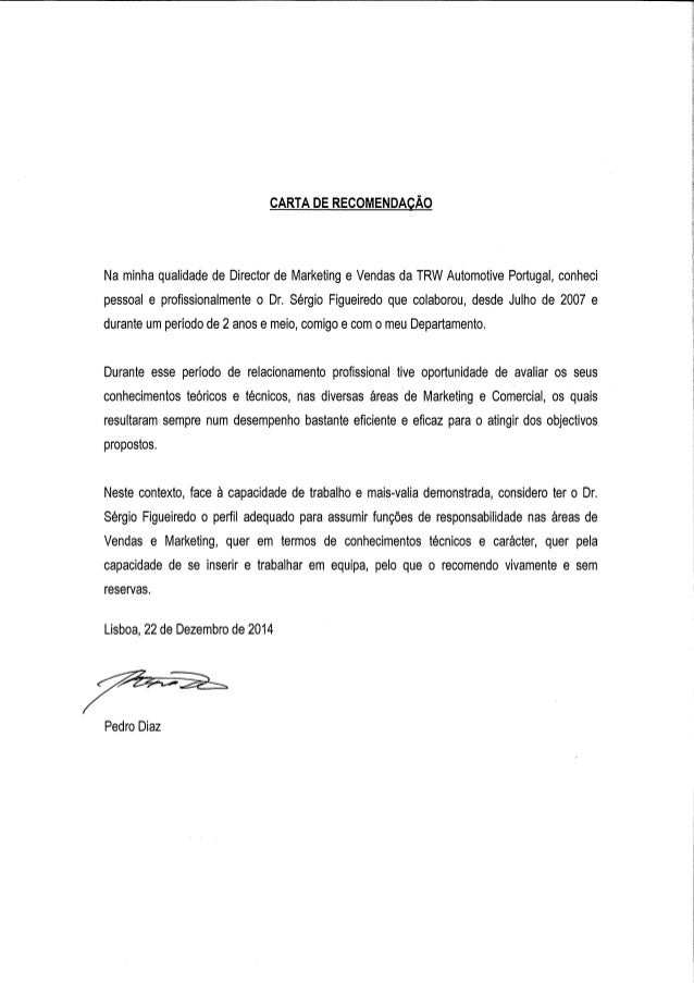 Carta Recomendação PD