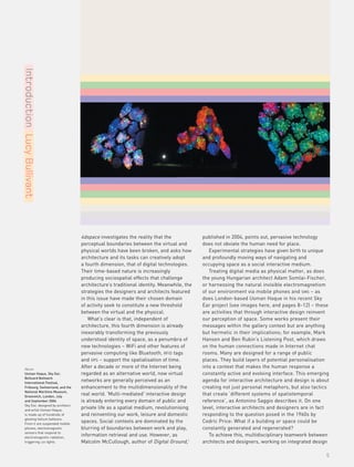 4dspace Interactive Architecture Lucy Bullivant | PDF