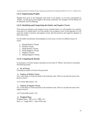 SENTIMENT ANALYSIS BY USING FUZZY LOGIC | PDF