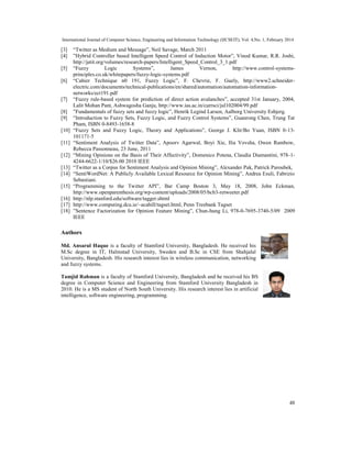 SENTIMENT ANALYSIS BY USING FUZZY LOGIC | PDF