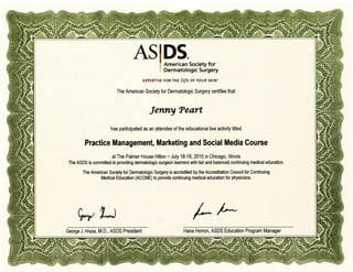 ASDS Certificate
