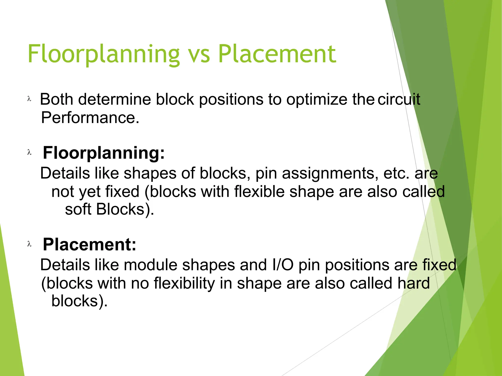 Physical Design-Floor Planning Goals And Placement | PDF