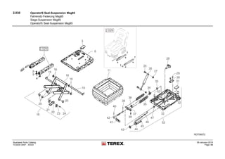 2.030 OperatoŕS Seat-Suspension Msg85
Fahrersitz-Federung Msg85
Siege-Suspension Msg85
OperatoŕS Seat-Suspension Msg85
Illustrated Parts Catalog
TC0035 0557 - XXXX
09-January-2014
Page 88
 